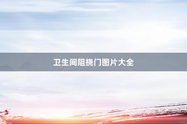 卫生间阻挠门图片大全